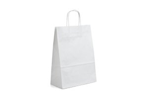 white kraft paper bags